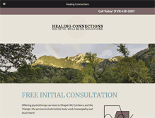 Tablet Screenshot of healingconnections.us